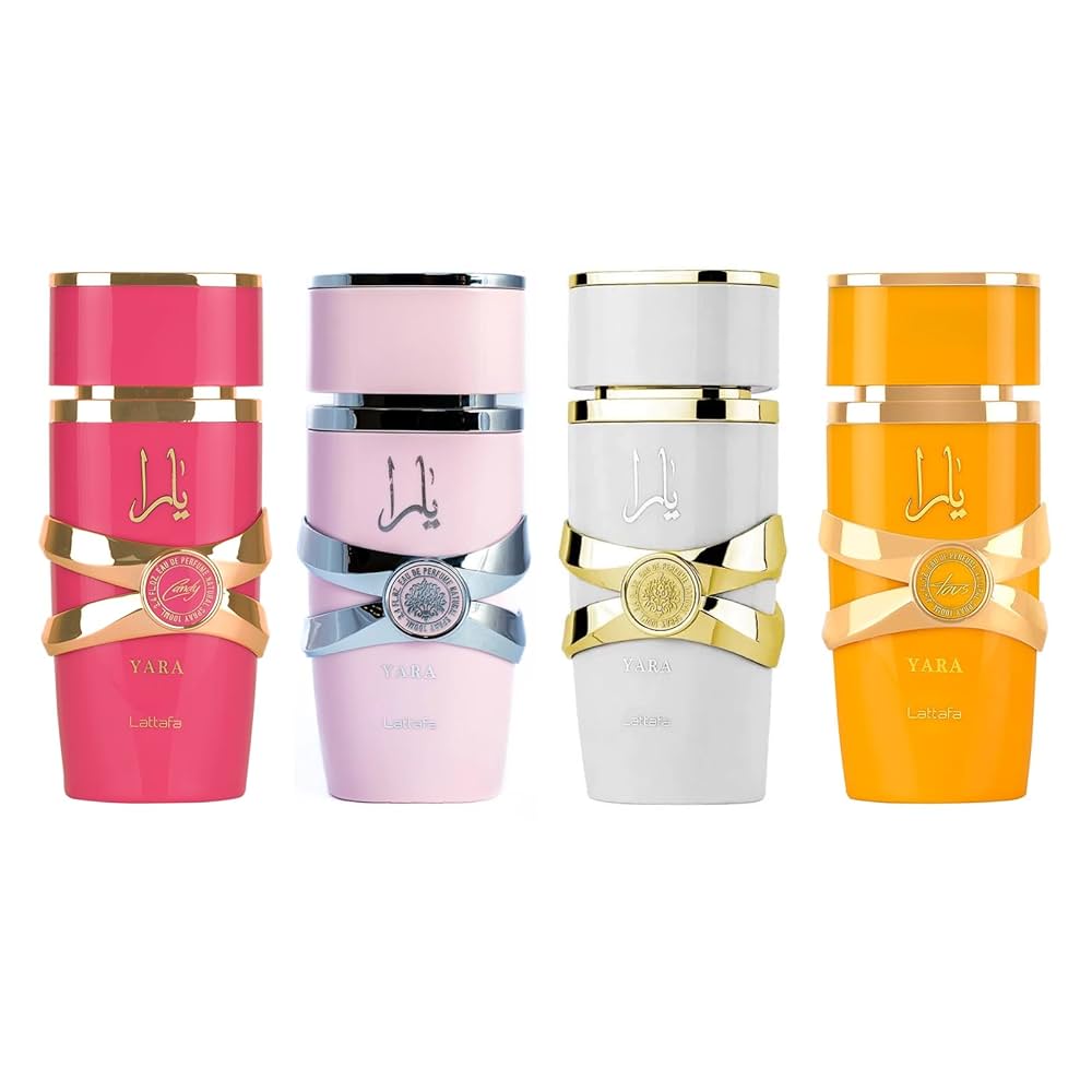 5ML Yara, Yara Tous, Yara Moi & Yara Candy 4pc EDP Fragrance Set 5ml ea