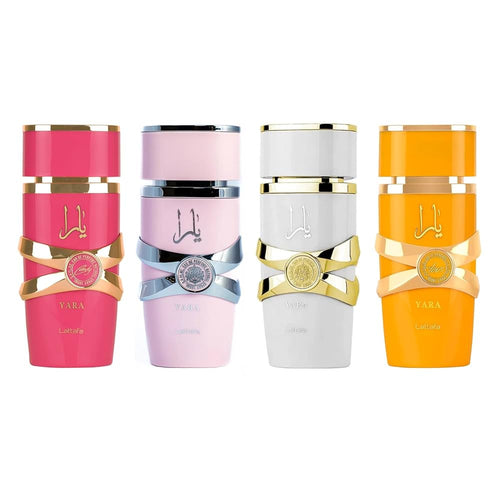 5ML Yara, Yara Tous, Yara Moi & Yara Candy 4pc EDP Fragrance Set 5ml ea