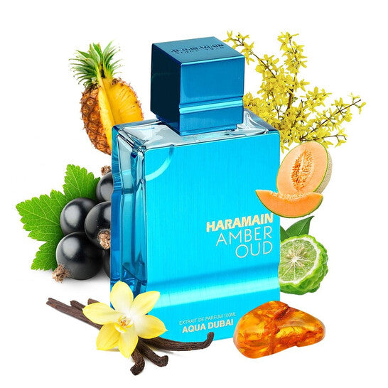Amber Oud Aqua Dubai U Extrait de Parfum Spray 3.38 oz Fragrances Al Haramain